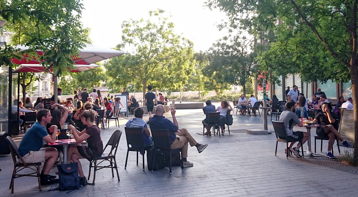 Comedor al aire libre París
