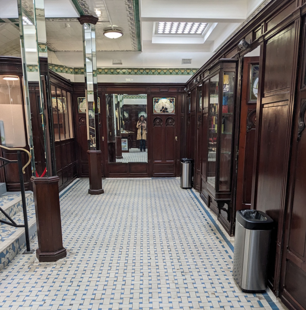 Art Nouveau toilets at Place de la Madeleine