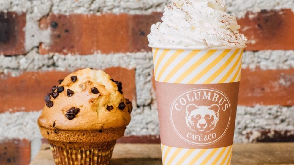 Muffin and coffee