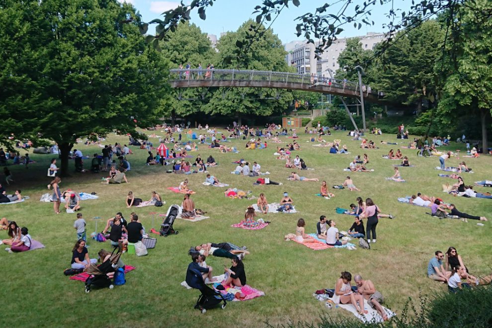 Parisians at the park