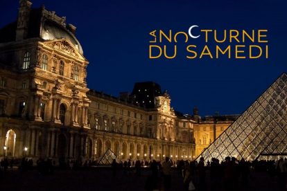 Nocturne du Louvre poster