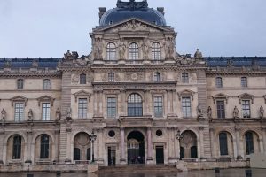 Louvre in the rain
