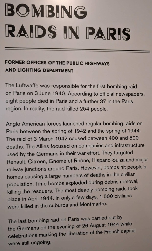 Bombing raids in Paris