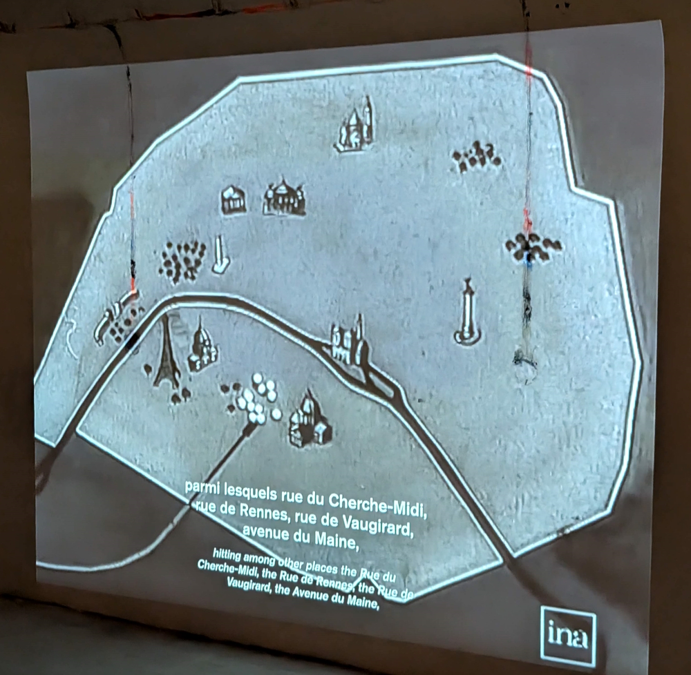 French news reels with English subtitles