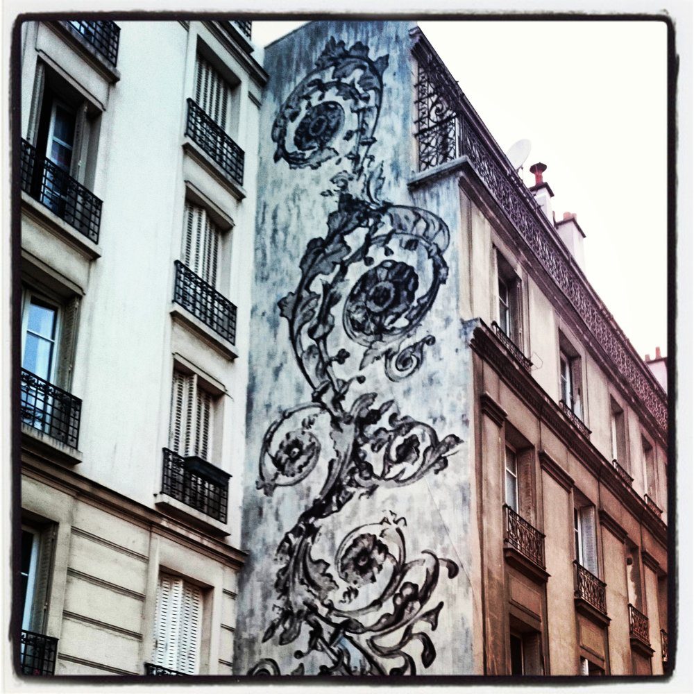 Mural by the street artist YZ