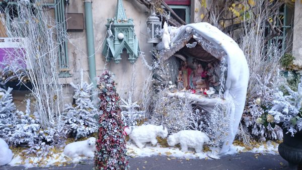 Christmas Facade Paris