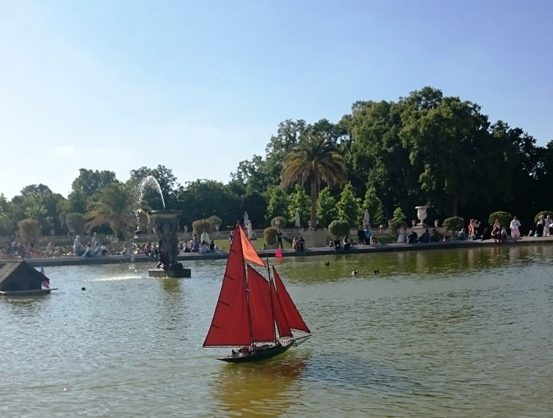 Toy boat Luxembourg Gardens