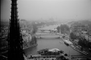 vintage Paris aerial view