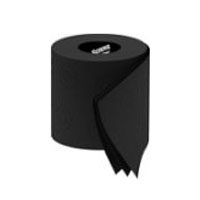 black toilet paper