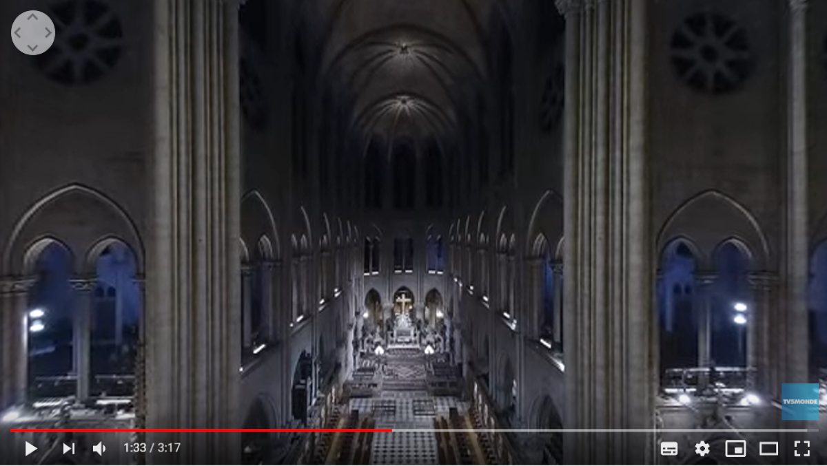 Notre Dame 360° video