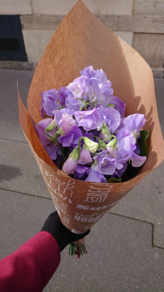 bouquet pois de senteur (sweet peas)