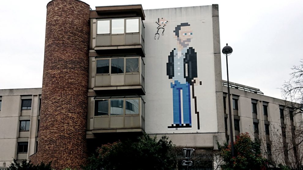 Dr House Street Art by Invader