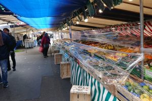open air food market under Covid19