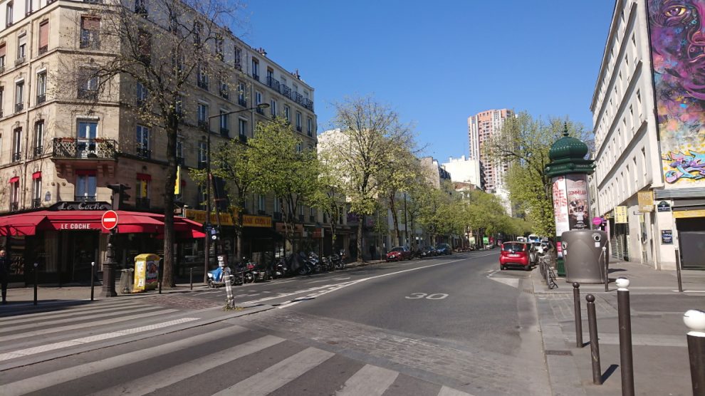 Paris street Avenue de Choisy