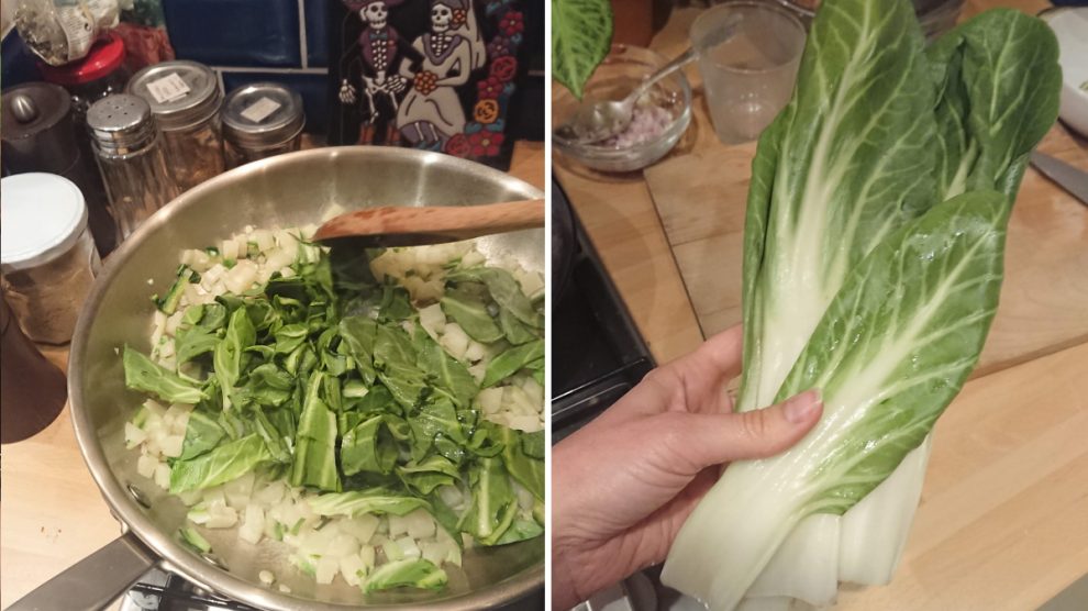 cooking swiss chard
