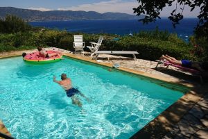 The pool in Bormes