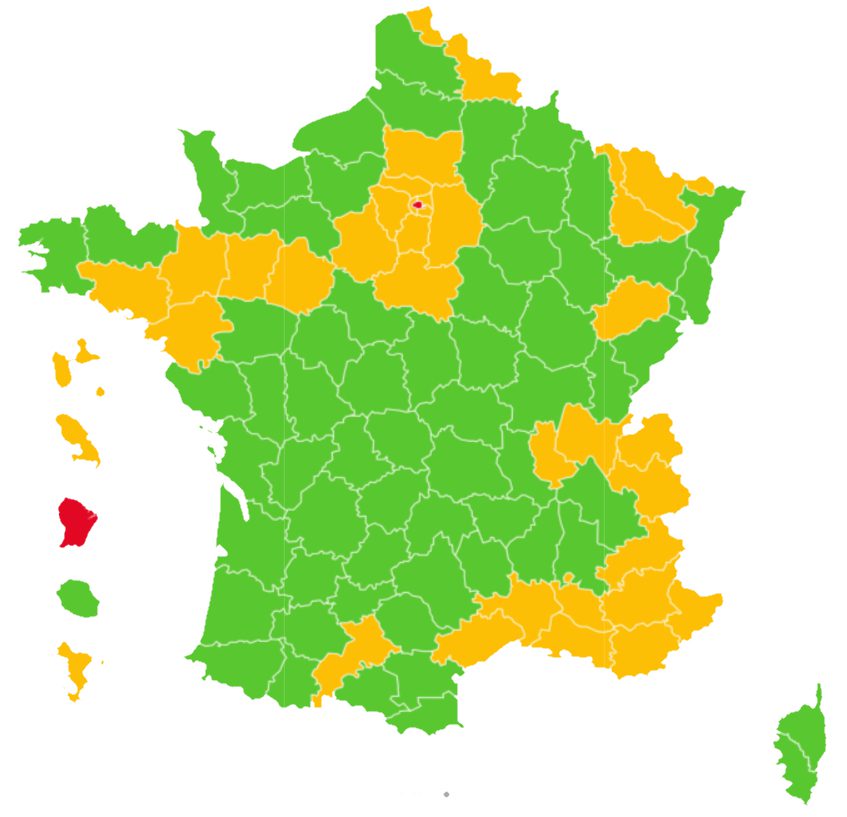Covid Zones Map