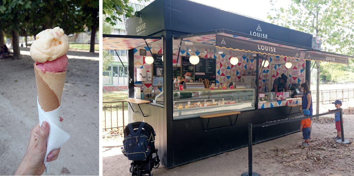 Louise in the Jardin des Plantes