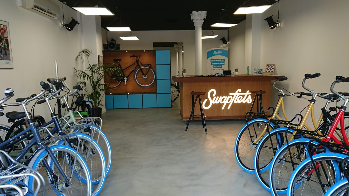 Swapfiets bike shop