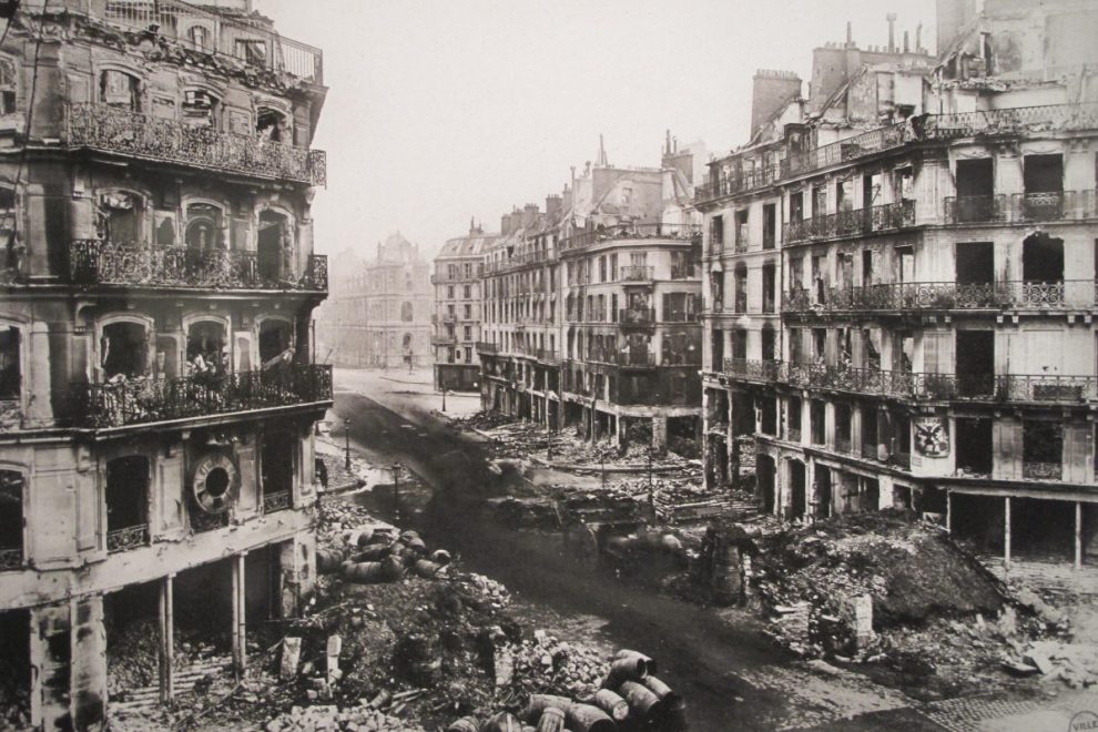 Rue de Rivoli after the Paris Commune