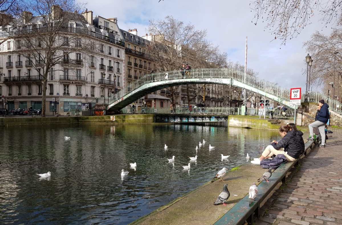 bridge on Canal St Martin