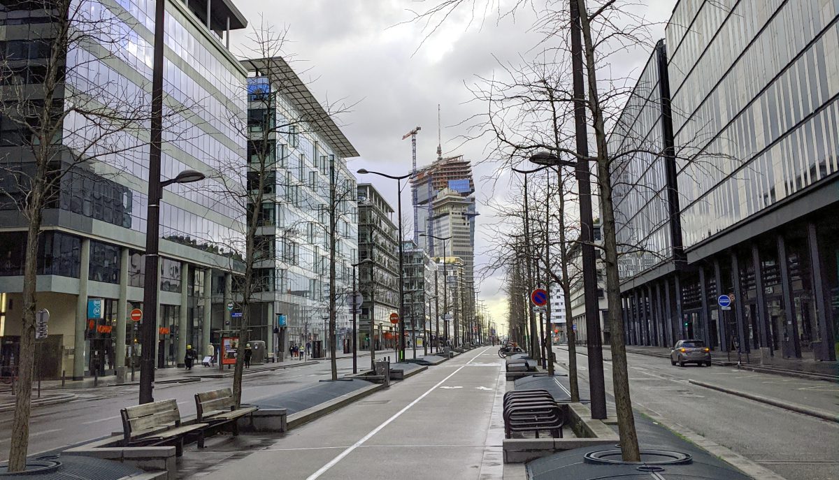 Duo Towers from Ave de France