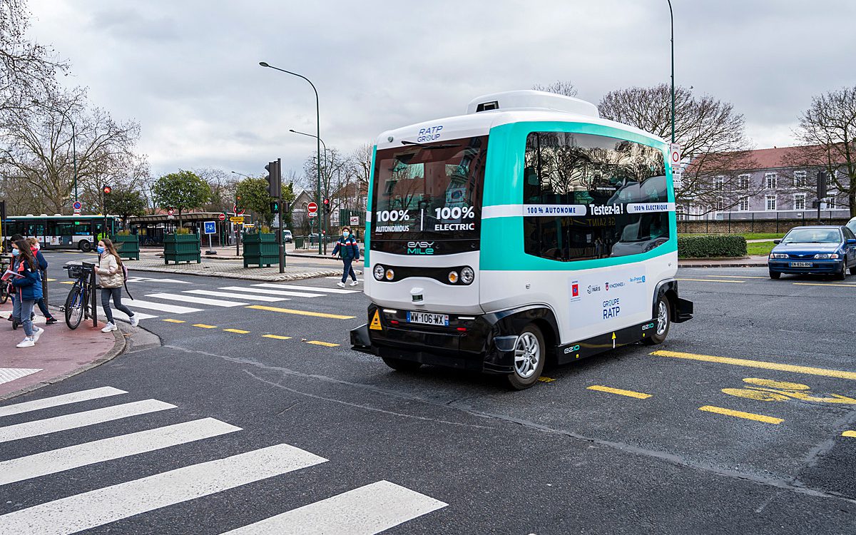 RATP's new driverless shuttle
