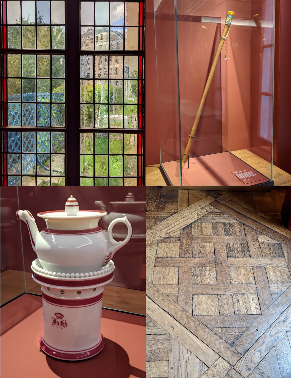 Mosaic of Balzac's house items