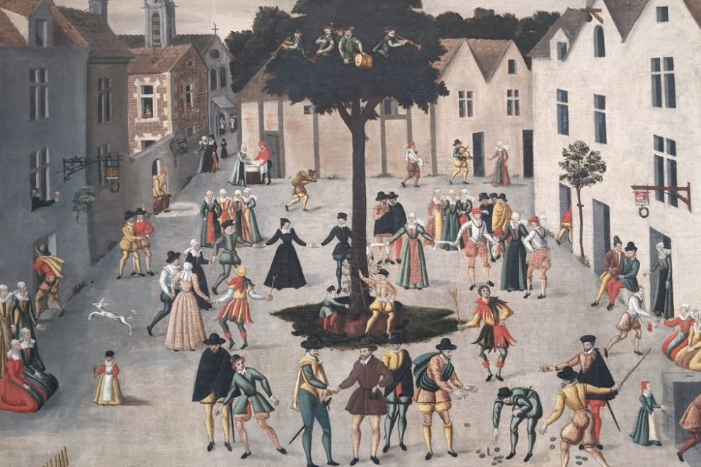 Painting of Medieval Paris