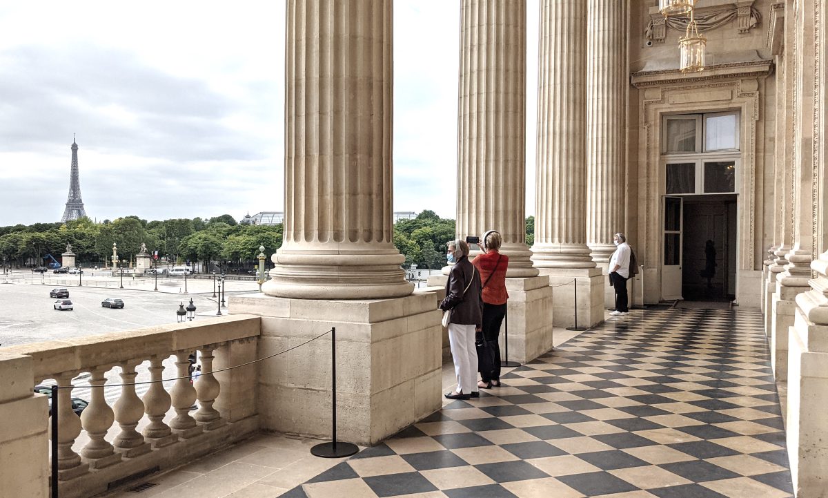 Eiffel Tower view from Loggia