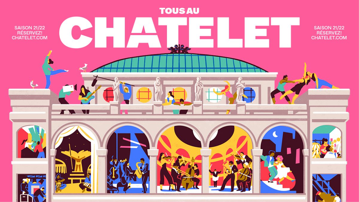 Théâtre du Châtelet © Illustration VIRGINIE MORGAND  LA SLOW – Conception BASE Design