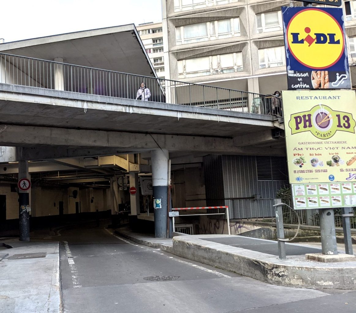 Is that a parking garage?