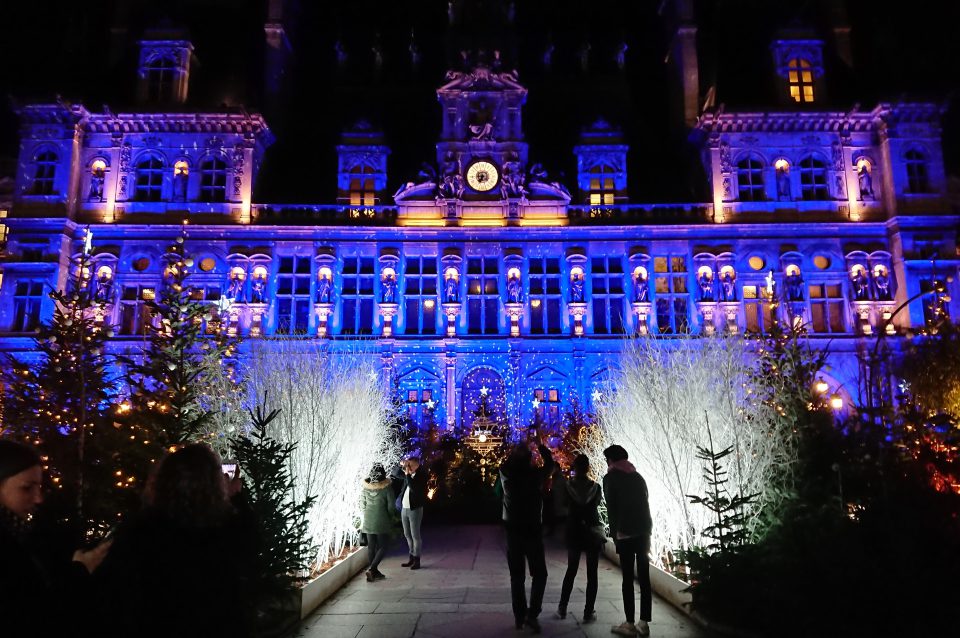 Hotel de Ville Christmas lights