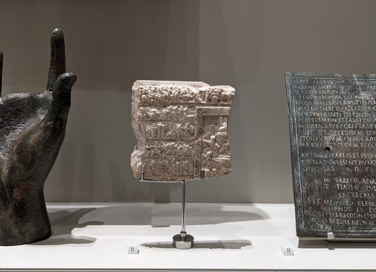 Ancient tablet of The Iliad