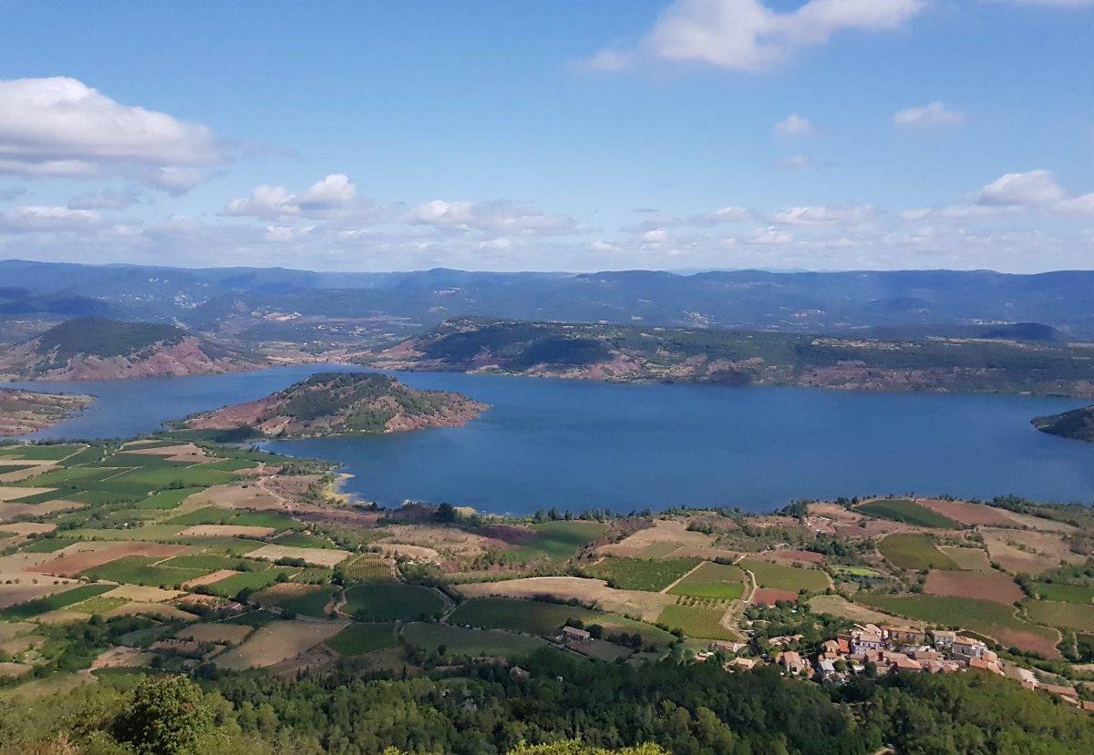 view of Lac du Salagou