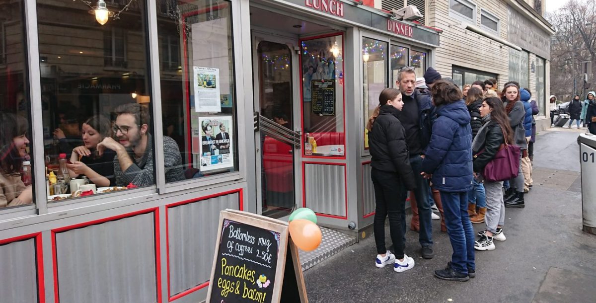 American diner in Paris
