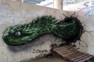 snake street art