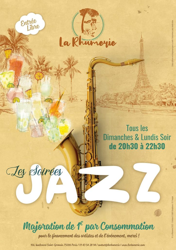 Le Rhumerie jazz poster