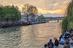 Sunset in Paris