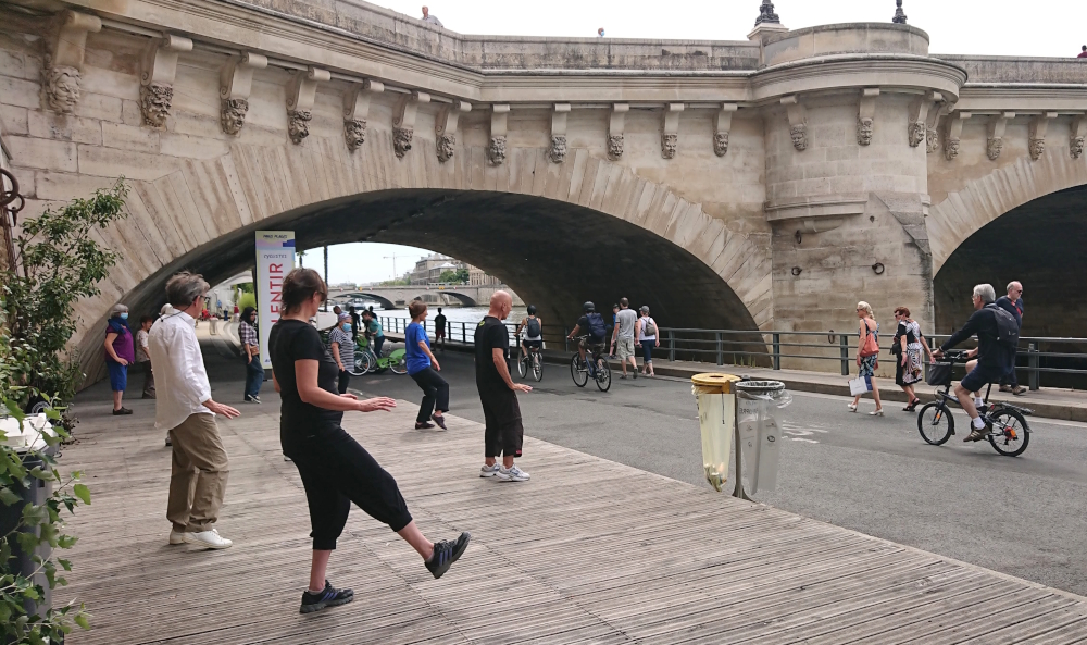 Tai Chi at Paris Plages