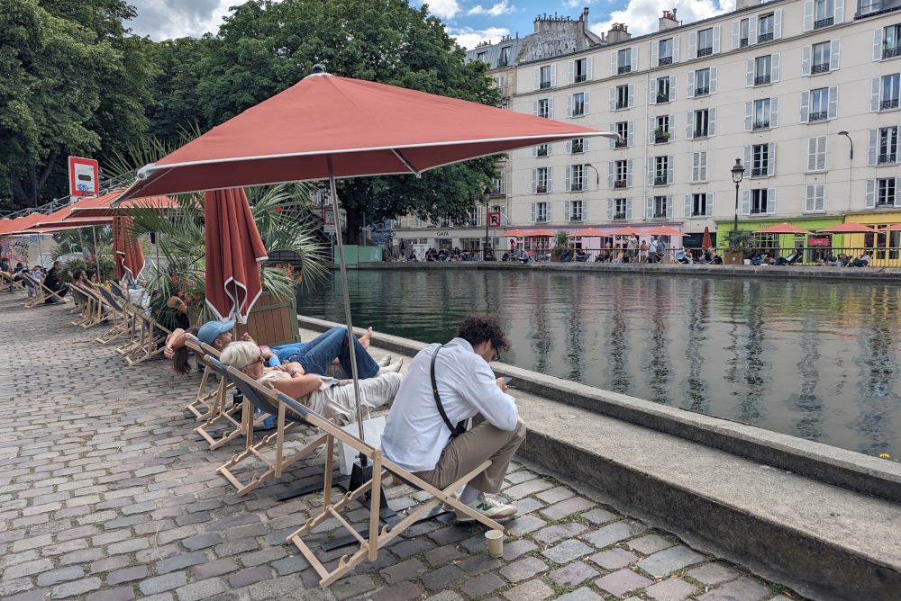 Paris Plages Canal Saint Martin