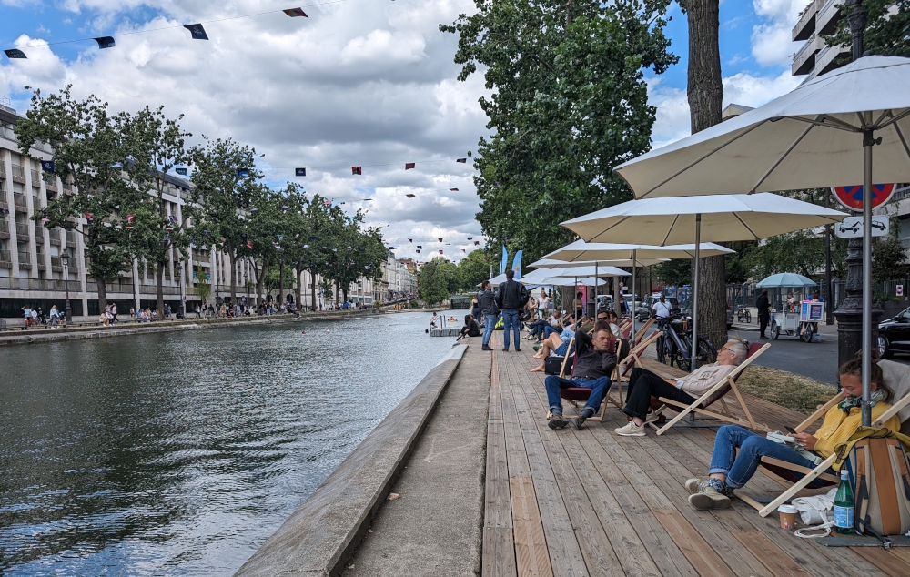 Paris Plages Canal Saint Martin