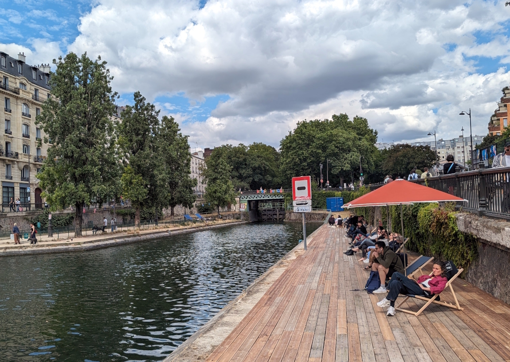 Paris Plages Canal Saint Martin