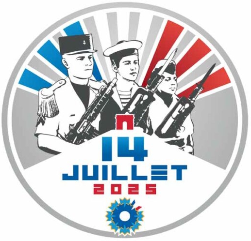2025 Logo for Bastille Day Parade