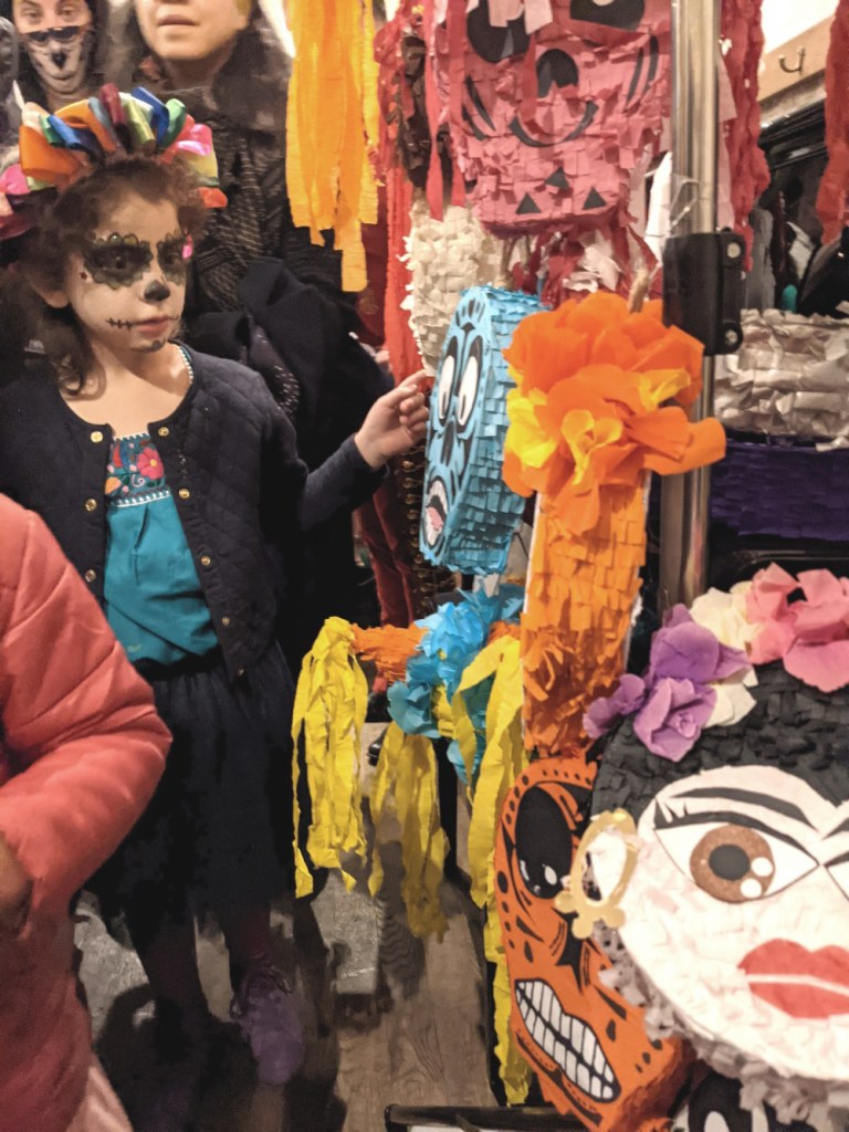 Pinatas for Day of the Dead.
