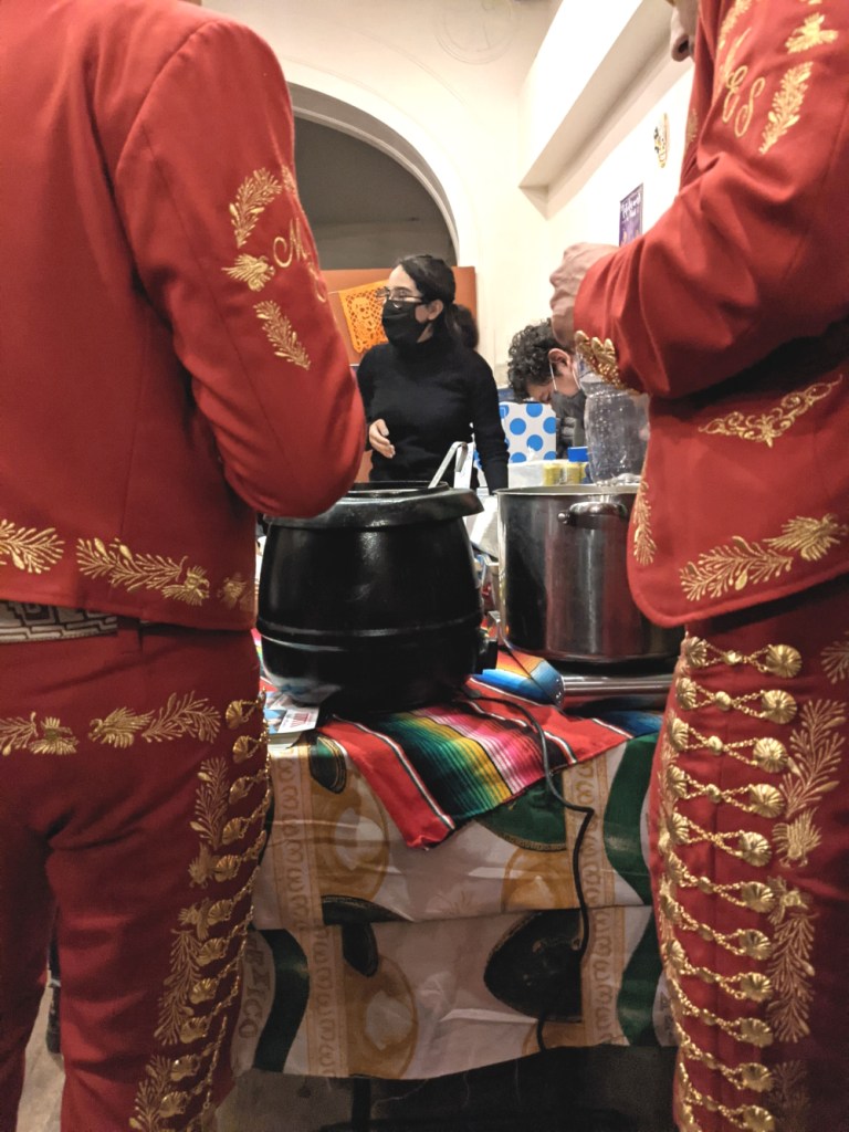 Mariachis at the Fête des Morts
