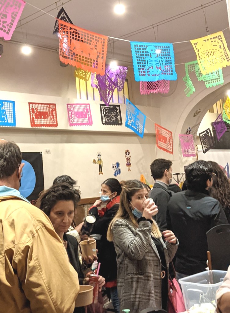 Decorations at the Fête des Morts