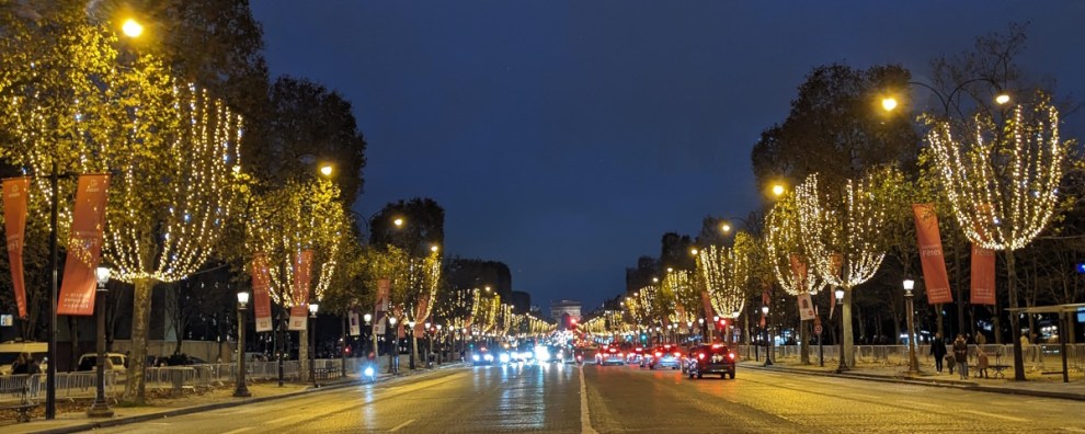 2023 Illuminations on the Champs Elysées