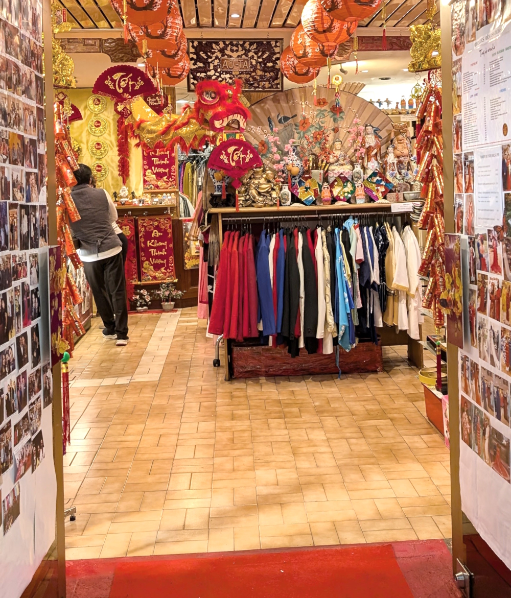 One of the clothing stores in the mall