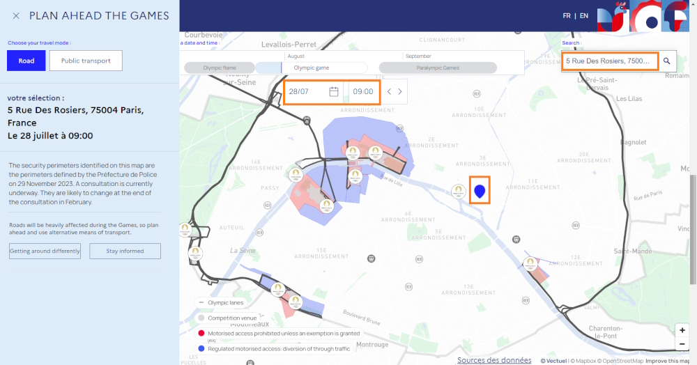 Interactive Olympic Map